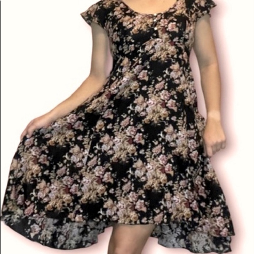Ralph Lauren Denim & Supply, floral hi-lo hem dress